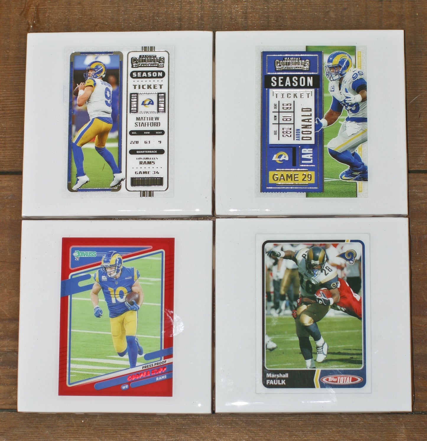 FOOTBALL COASTERS - PICK YOUR TEAM